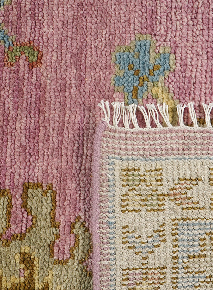 Janice Ocean-Blush Hand-Knotted Wool Rug