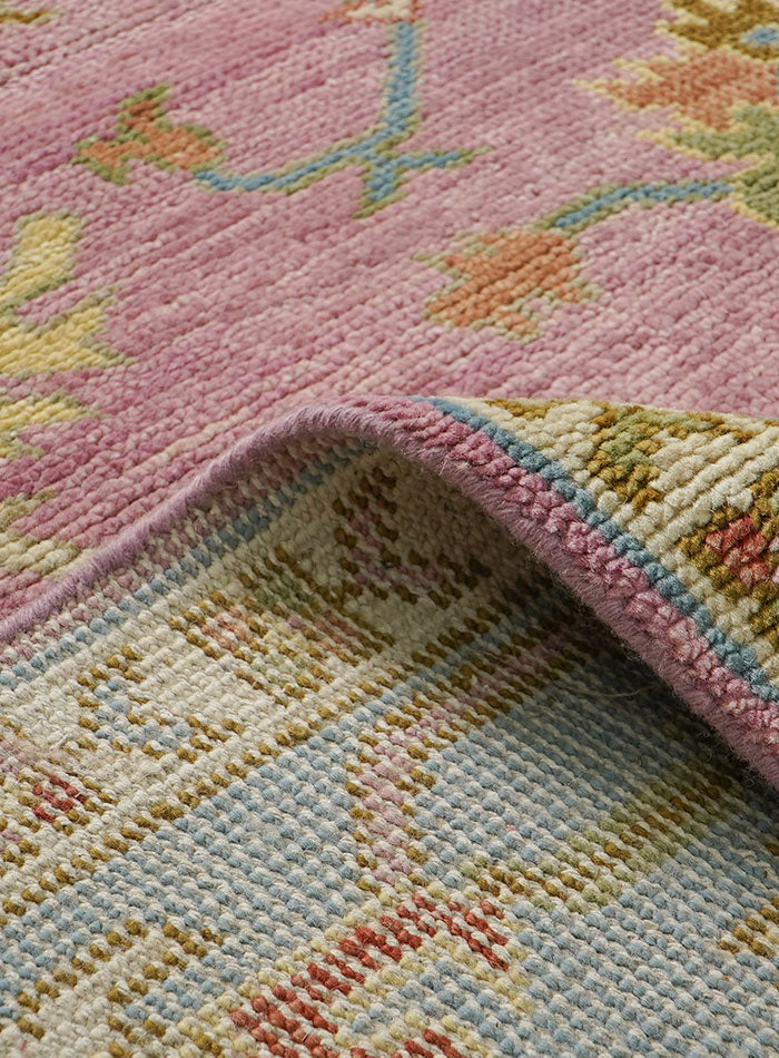 Janice Ocean-Blush Hand-Knotted Wool Rug