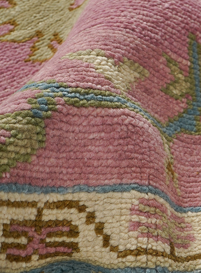 Janice Ocean-Blush Hand-Knotted Wool Rug