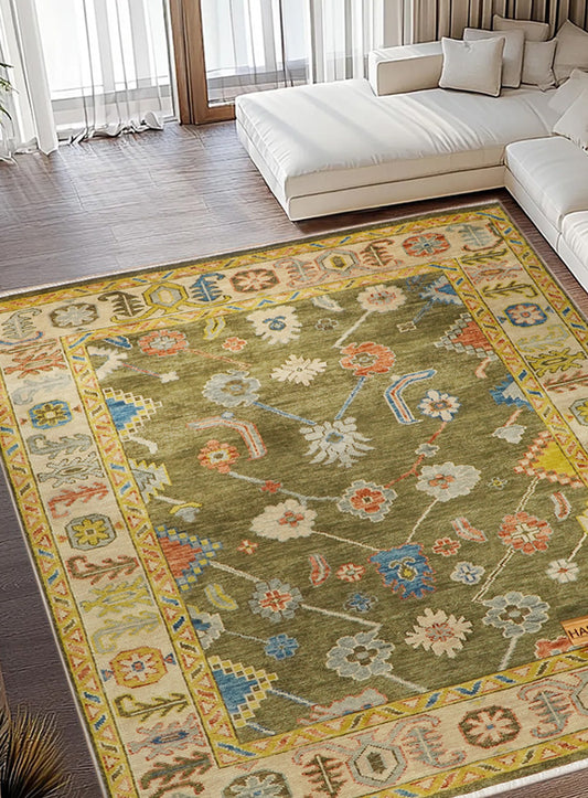 Medow Olivara Hand-Knotted Wool Rug