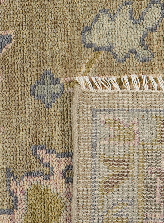 Sandra Earthy Mist Hand-Knotted Wool Rug