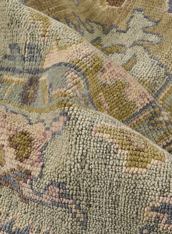Sandra Earthy Mist Hand-Knotted Wool Rug