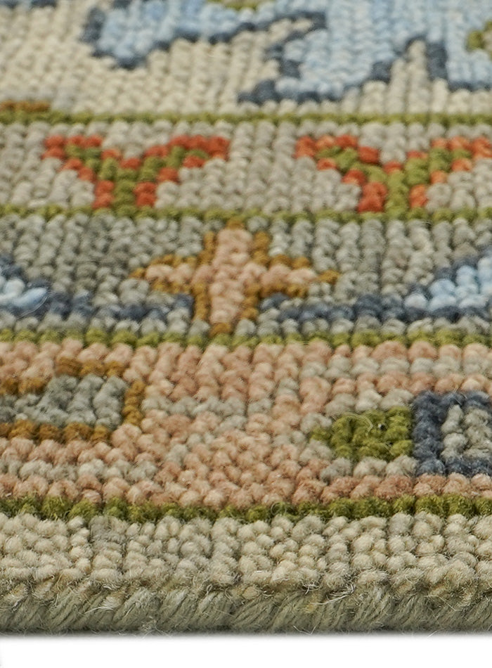 Reese Gray Hand-Knotted Wool Rug
