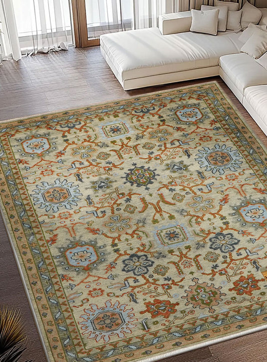 Reese Gray Hand-Knotted Wool Rug