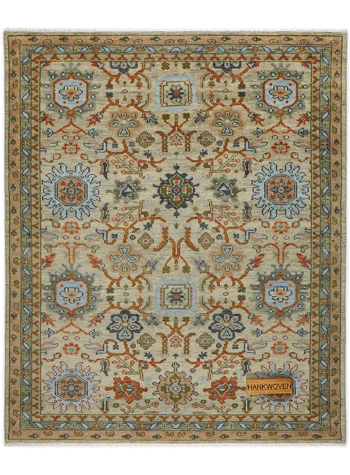 Reese Gray Hand-Knotted Wool Rug