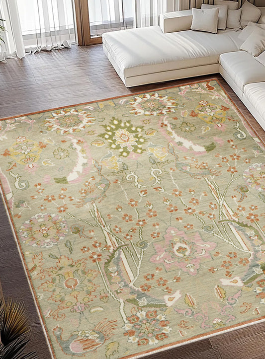 Pavonia Ashoak Hand-Knotted Wool Rug