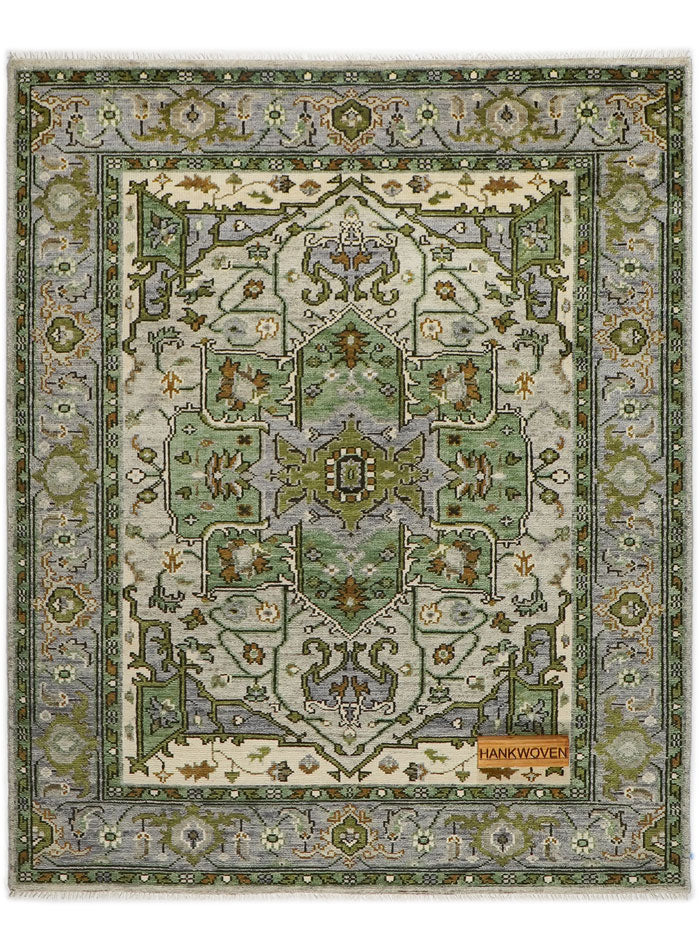 Beth Celestial Gray Hand-Knotted Wool Rug