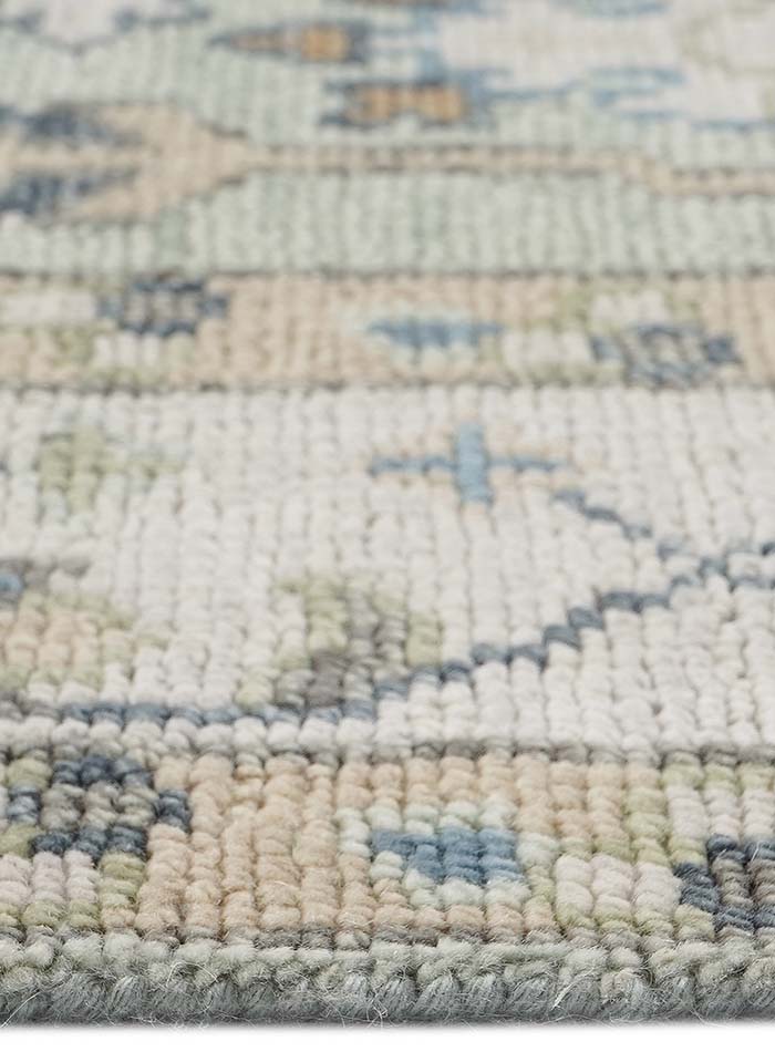 Tree of Life Soft Sage Hand-Knotted Wool Rug