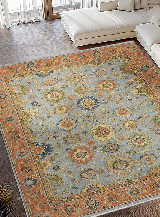 Alara Sunset-Amber Hand-Knotted Wool Rug