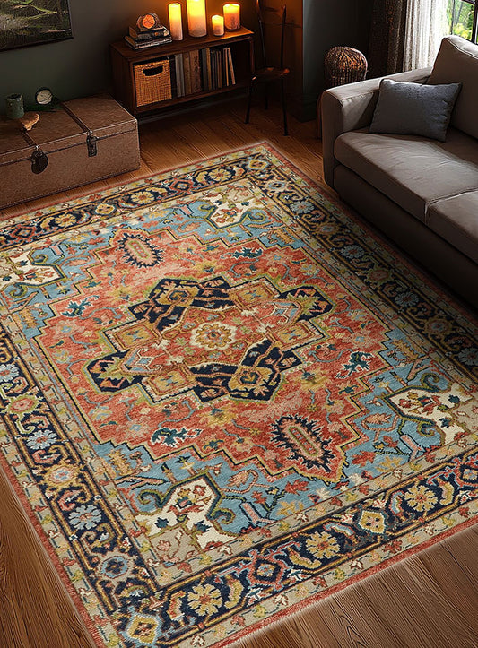 Betford Sunset Amber Hand-Knotted Wool Rug