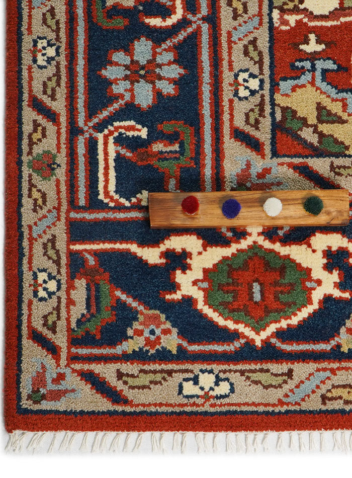 Dyson Crimson Tide Hand-Knotted Wool Rug