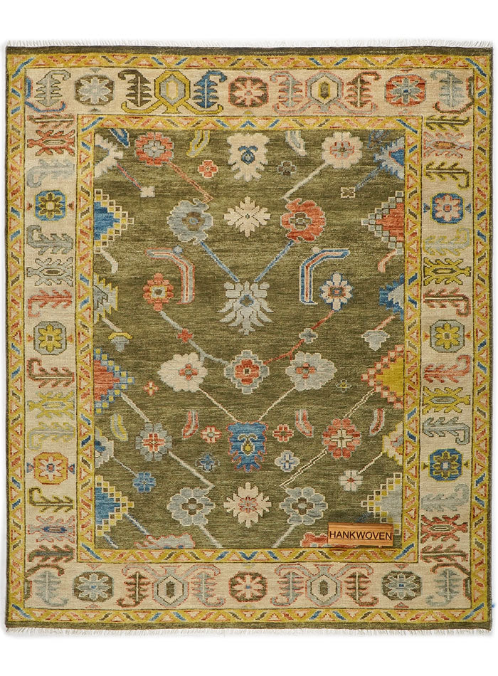 Medow Olivara Hand-Knotted Wool Rug