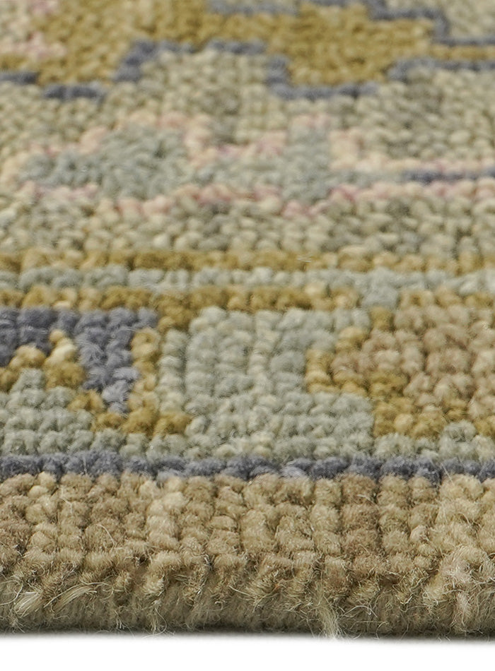 Sandra Earthy Mist Hand-Knotted Wool Rug
