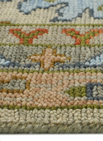 Reese Gray Hand-Knotted Wool Rug