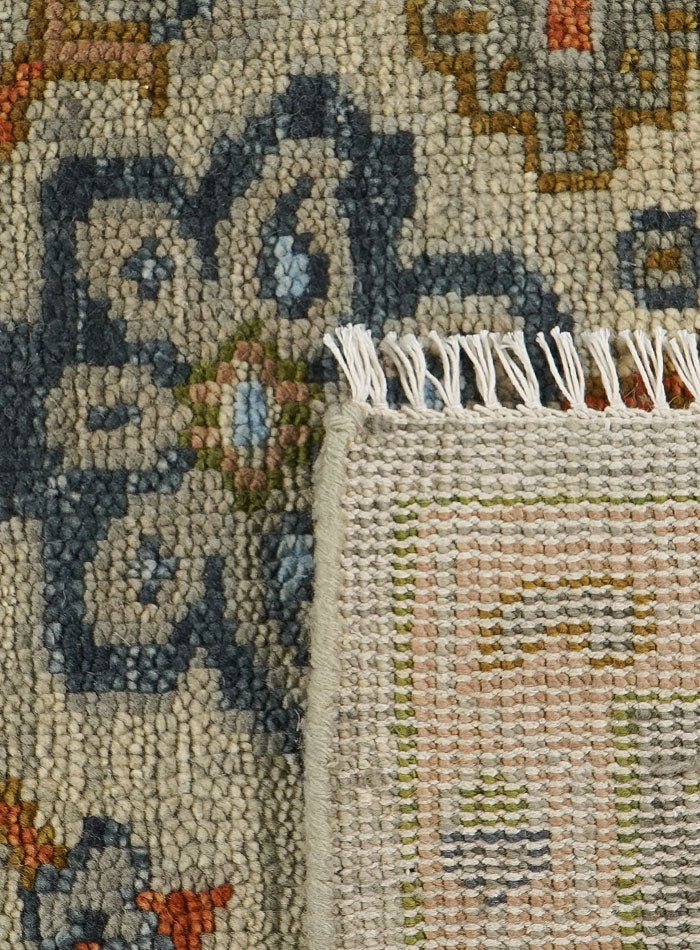Reese Gray Hand-Knotted Wool Rug
