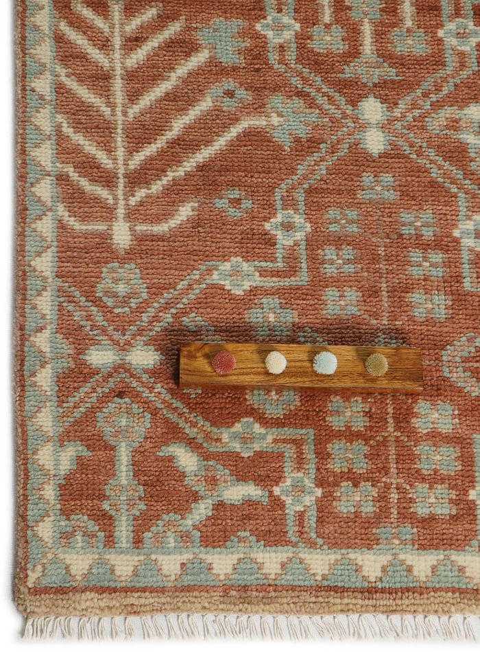 Skylar Clay Hand-Knotted Wool Rug