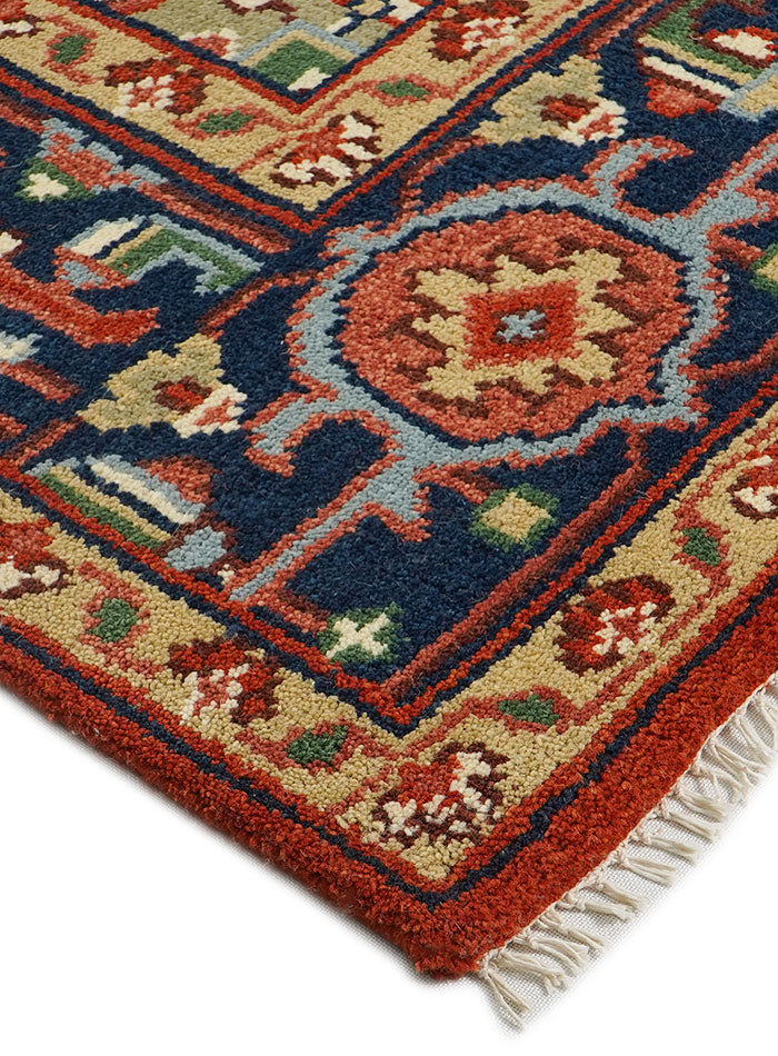 Dyson Royal Red Hand-Knotted Wool Rug