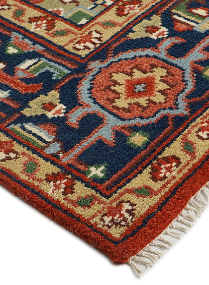 Dyson Royal Red Hand-Knotted Wool Rug