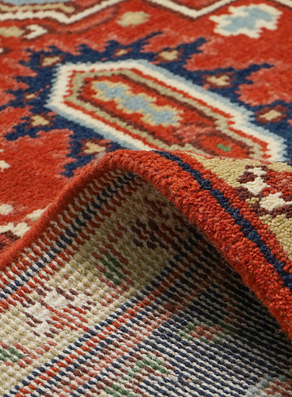 Dyson Royal Red Hand-Knotted Wool Rug