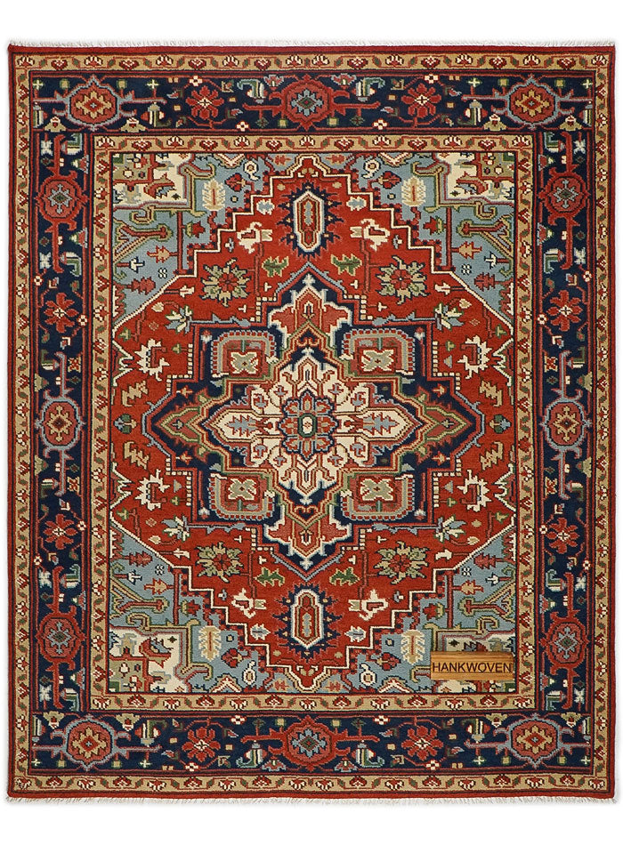 Dyson Royal Red Hand-Knotted Wool Rug