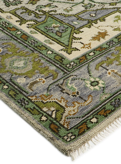 Beth Celestial Gray Hand-Knotted Wool Rug