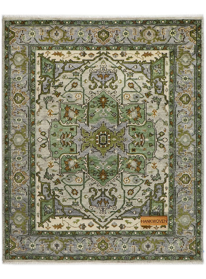 Beth Celestial Gray Hand-Knotted Wool Rug