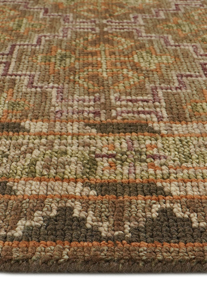 Splice Mocha Hand-Knotted Wool Rug