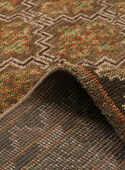 Splice Mocha Hand-Knotted Wool Rug