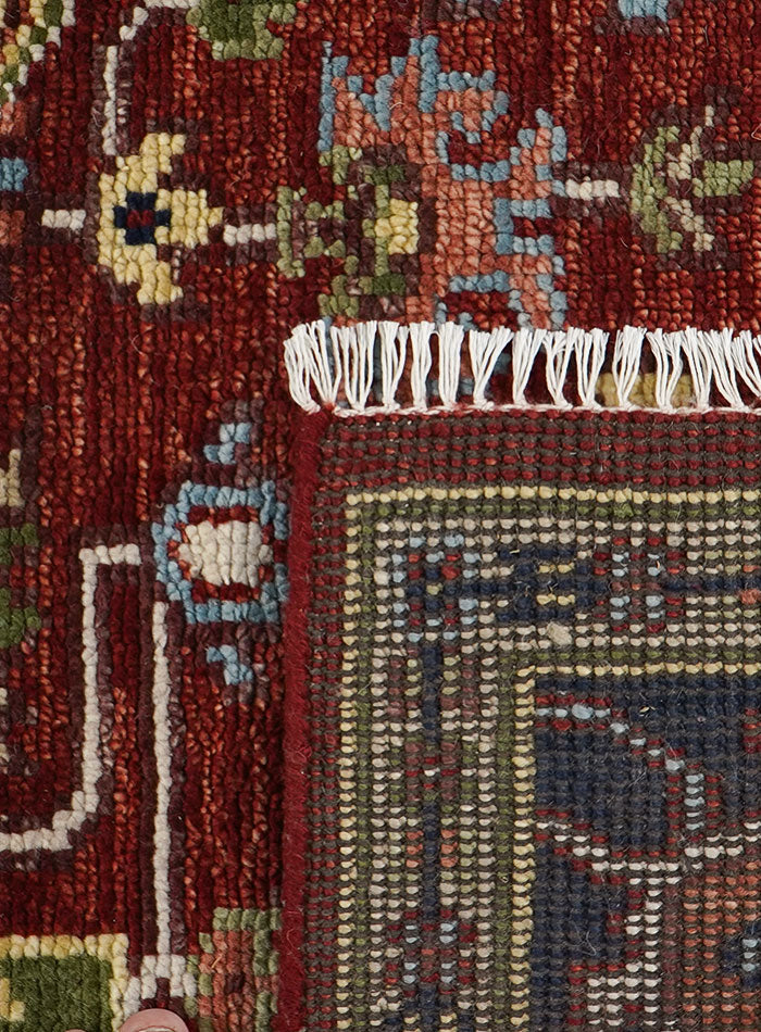 Dyson Berry Red Hand-Knotted Wool Rug