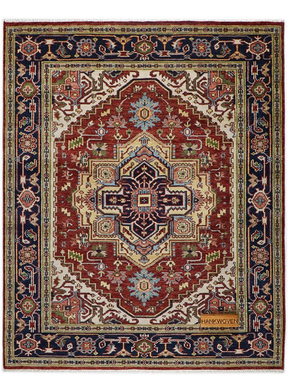 Dyson Berry Red Hand-Knotted Wool Rug
