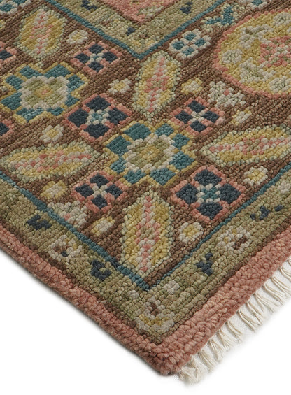 Zarmin Pink Mist Hand-Knotted Wool Rug