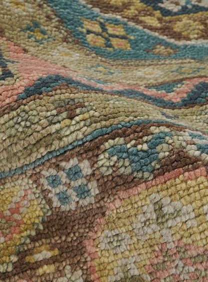 Zarmin Pink Mist Hand-Knotted Wool Rug