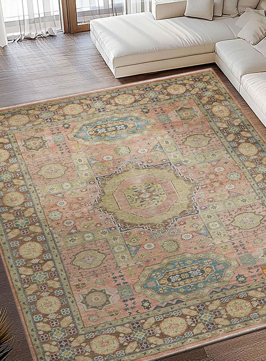 Zarmin Pink Mist Hand-Knotted Wool Rug