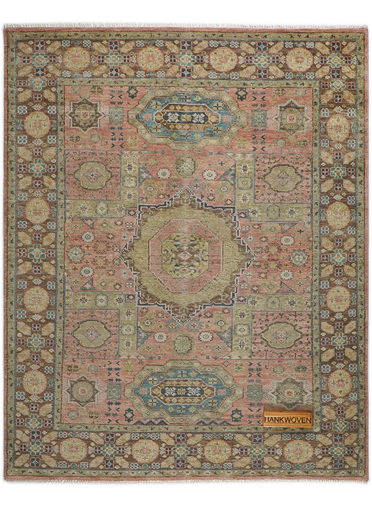Zarmin Pink Mist Hand-Knotted Wool Rug