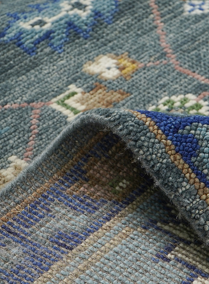 Regal Livid Gray Dusk Hand-Knotted Wool Rug