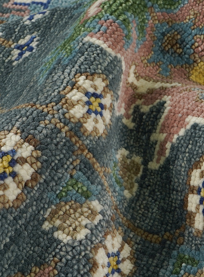 Regal Livid Gray Dusk Hand-Knotted Wool Rug