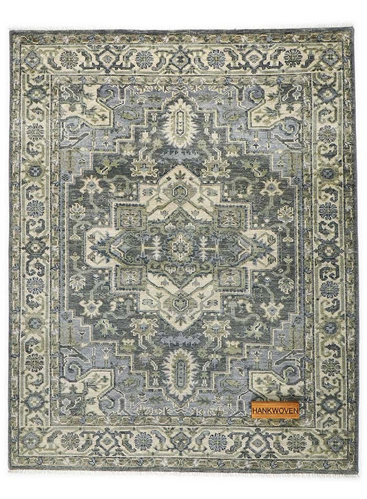 Betford Slate Hand-Knotted Wool Rug