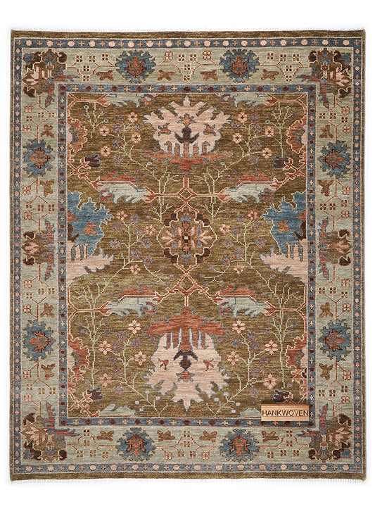 Donegal Mocha Hand-Knotted Wool Rug