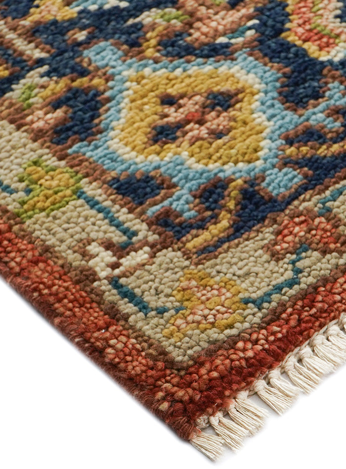 Betford Sunset Amber Hand-Knotted Wool Rug