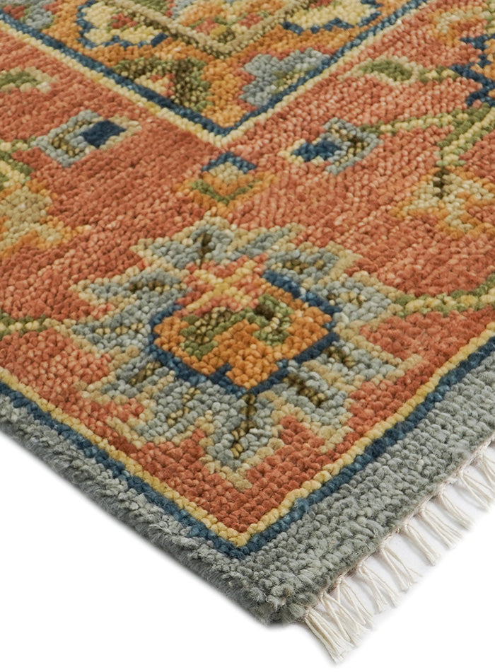 Alara Sunset-Amber Hand-Knotted Wool Rug