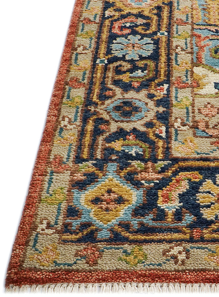 Betford Sunset Amber Hand-Knotted Wool Rug