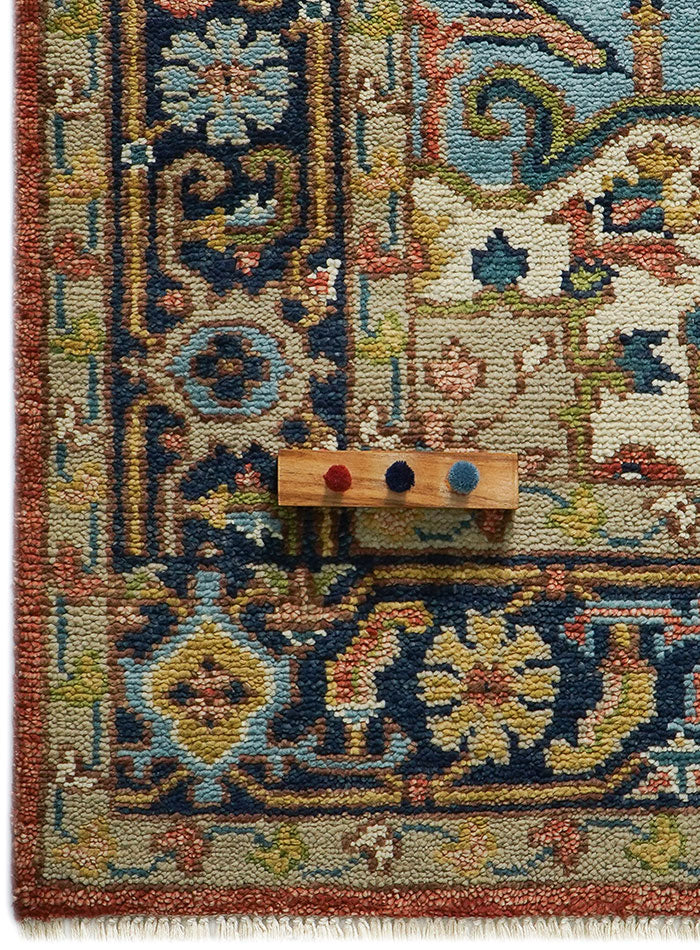 Betford Sunset Amber Hand-Knotted Wool Rug