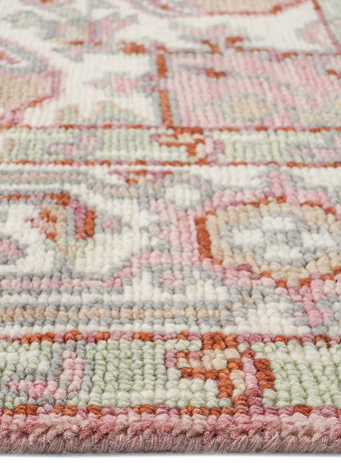 Betford Blush Pink Hand-Knotted Wool Rug