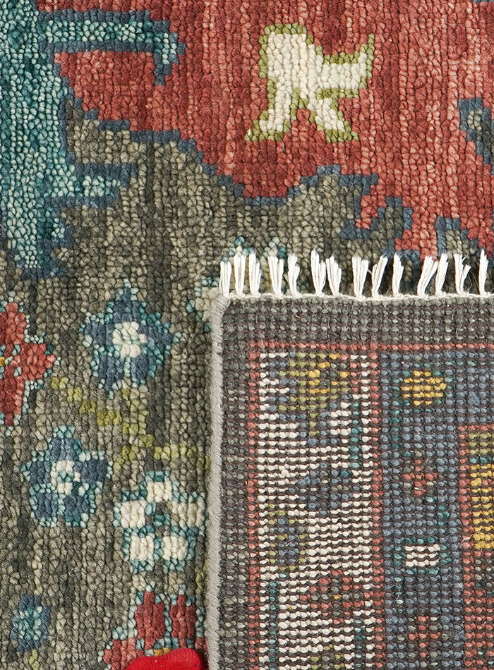 Donegal Distressed-Gray Hand-Knotted Wool Rug