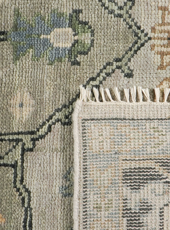 Beth Smoky Charcoal Hand-Knotted Wool Rug