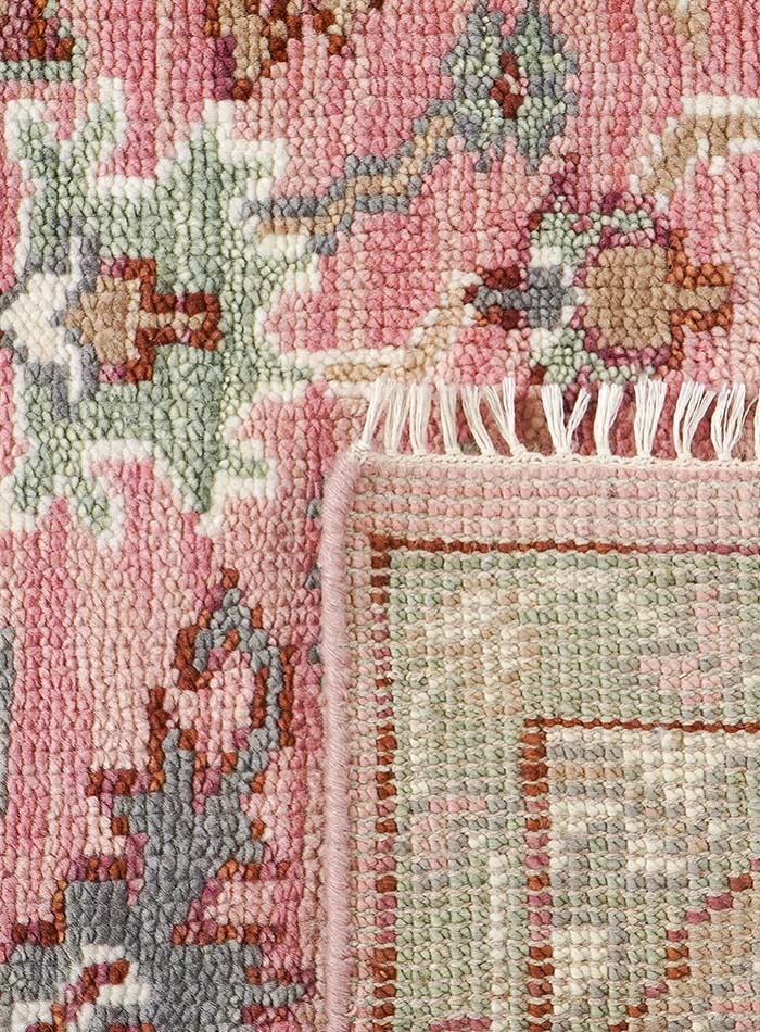 Betford Blush Pink Hand-Knotted Wool Rug