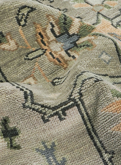 Beth Smoky Charcoal Hand-Knotted Wool Rug